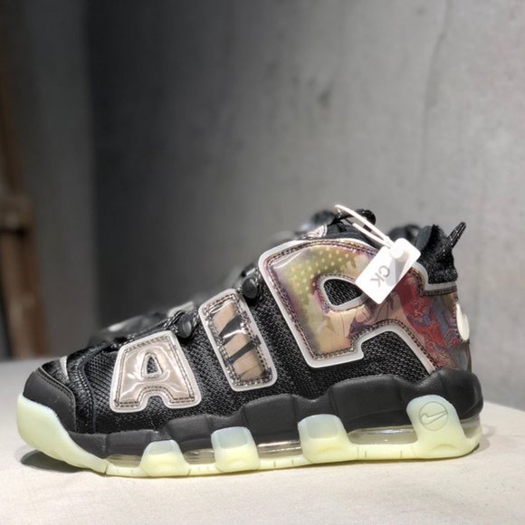 Nike Air more uptempo barley green main image 5